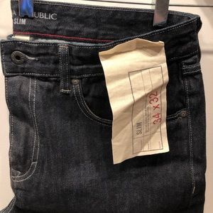 Banana Republic Men’s Slim Dark Denim